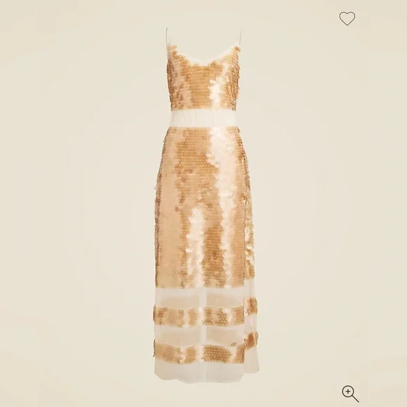 J CREW COLLECTION Sequin Panel Dress size 12 NWT - Picture 2 of 7